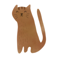 gatti, gatto mano disegnato icona arte illustrazione, animali png