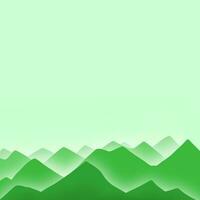 abstract green background with waves photo