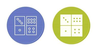 Domino Game Vector Icon