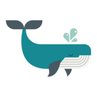 ballena linda dibujos animados png