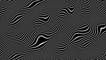 vit vågig linje rörelse grafisk bakgrund animation. Vinka, slinga animation. video animering ultra hd 4k