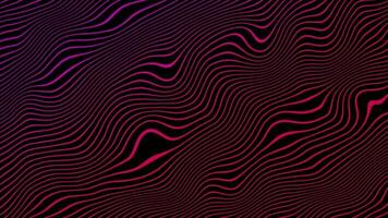 Red Wavy Line Motion Graphic Background Animation. Wave, loop animation. Video animation Ultra HD 4K