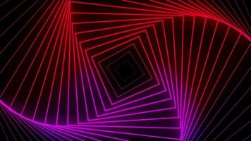 rosso e viola visivo ciclo continuo sfondo animazione. video animazione ultra HD 4k