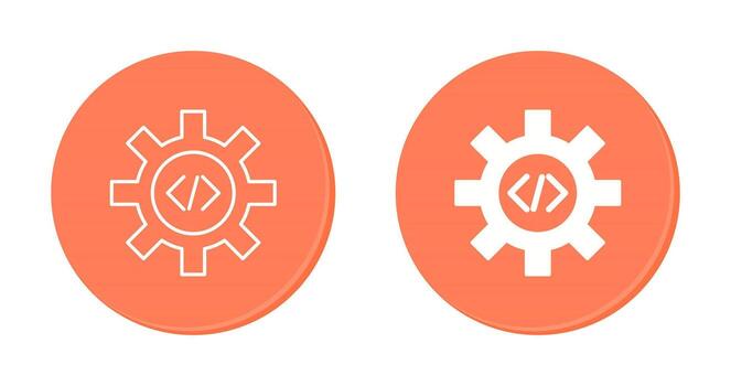 Unique Code Optimization Vector Icon
