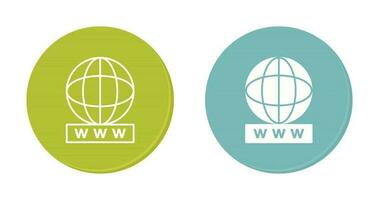 Unique World Wide Web Vector Icon