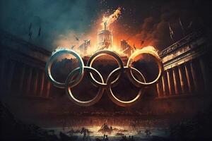 olimpic games symbol photo