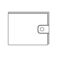 wallet icon vector