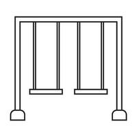 swing icon vector