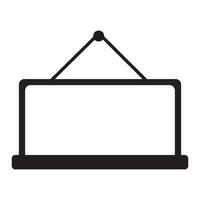 blackboard icon vector