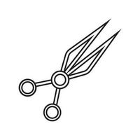 scissors icon vector