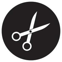 scissors icon vector