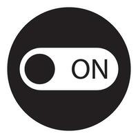 on button icon vector