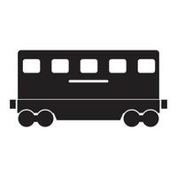 train icon, train carriage vector
