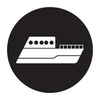 boat icon vector