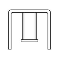 swing icon vector
