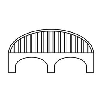 bridge icon vector