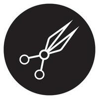 scissors icon vector