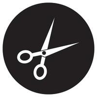 scissors icon vector