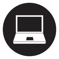 laptop icon vector