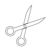 scissors icon vector