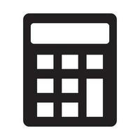 calculator icon vector