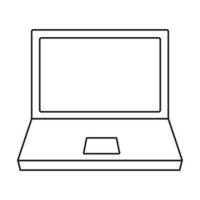 laptop icon vector