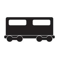 tren icono, tren carro vector