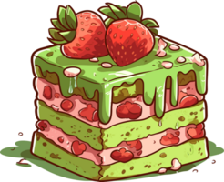 Cartoon Cake , illustration, Cute Design, png