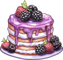 Cartoon Cake , illustration, Cute Design, Tshirt, png