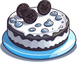 Cartoon Cake , illustration, Cute Design, png