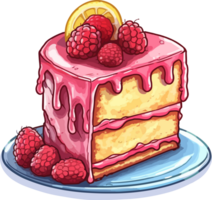 Cartoon Cake , illustration, Cute Design, png