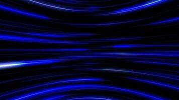 Geschwindigkeit Linien, glühend Daten Transfer futuristisch Hintergrund. video