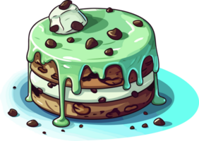 Cartoon Cake , illustration, Cute Design, png