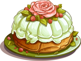 Cartoon Cake , illustration, Cute Design, png