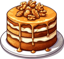 Cartoon Cake , illustration, Cute Design, png