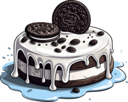 Cartoon Cake , illustration, Cute Design, png