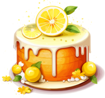 Cartoon Cake , illustration, Cute Design, png