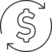 Money transfer icon png