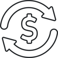 Money exchange icon png