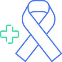 Awareness ribbon line icon png