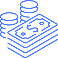 stack money line icon png