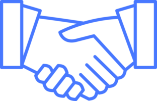 Symbol für die Handshake-Linie png