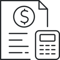 Money calculator icon png