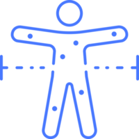 Body diagnostic line icon png