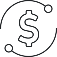 dinero tecnología icono png