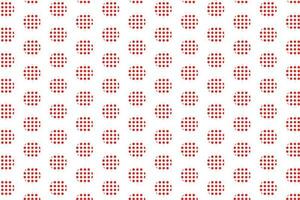 simple abstract red circle polka dot pattern on white background vector