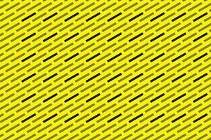 modern simple abstract seamlees black colour digonal short line pattern on yellow background vector
