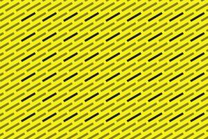 modern simple abstract seamlees black colour digonal short line pattern on yellow background vector