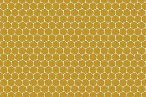 modern simple abstract seamlees gold metal colour polygon honeycomb pattern on white colour background vector