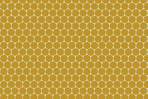 modern simple abstract seamlees gold metal colour polygon honeycomb pattern on white colour background vector